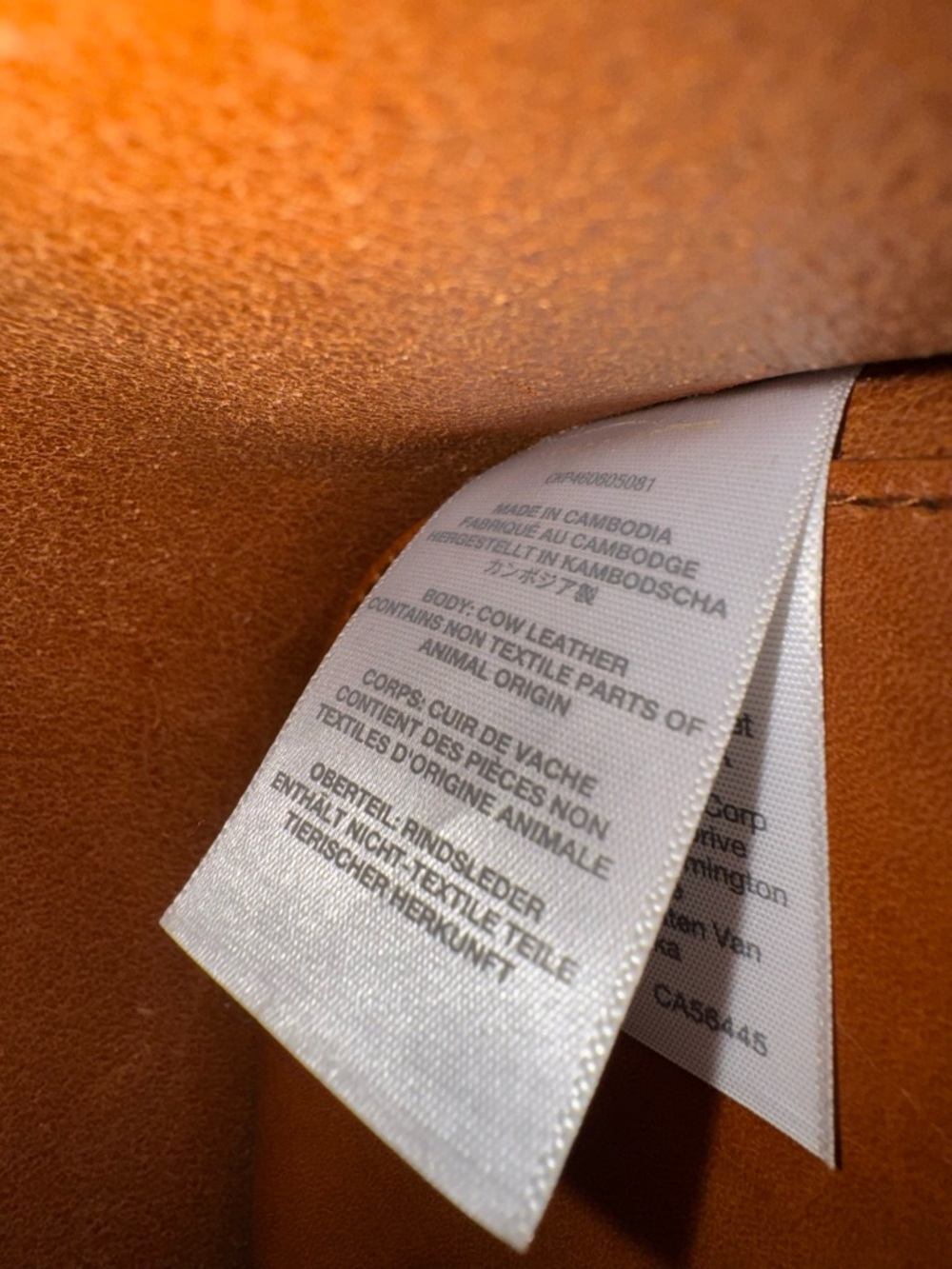 Madewell the Sydney amber brown crossbody leather bag - Picture 8 of 8
